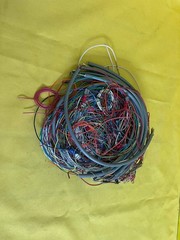 Lot of Assorted Electrical mini Wire Cable Harness Leads Connectors RE