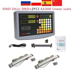 SINO 2 3 Axis Dro Digital Readout with KA300 KA500 Slim Optical Linear scale
