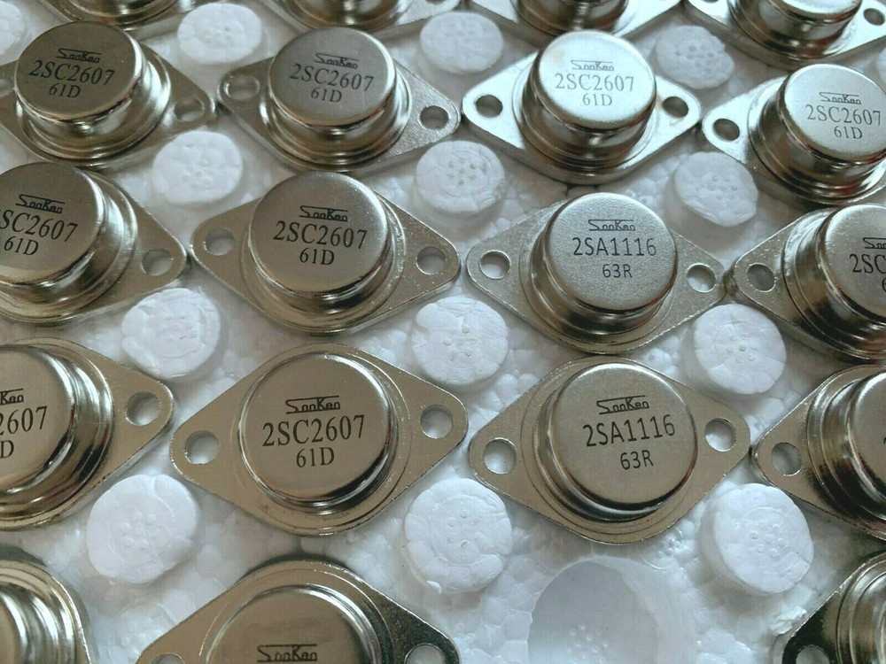 2 PAIRS 2SC2607+2SA1116 Original Sanken New Silicon Transist