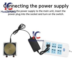 AC110-220V Dual Mode Music Tesla Coil Music Box Artificial Lightning Touchable