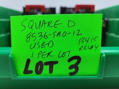 Square D 8536-SA0-12 Nema Size 00 Motor Starter Form S Series B B4.15 Relay