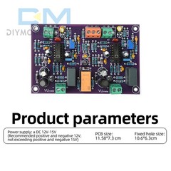 DC12-15V Positive&Negative Power Supply Professional VU Meter Head Driver Board