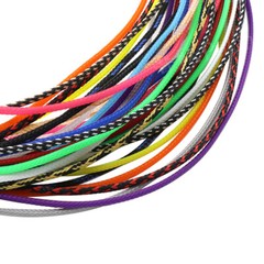 3mm-10mm PET Braided Expandable Cable Sleeving Wire Harness Wrap Sheath Flexible