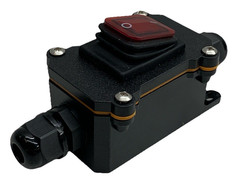Waterproof Switch For High-power Electrical Appliances Waterproof 25A IP65 Black