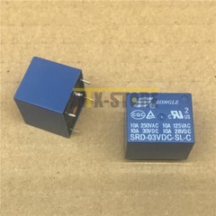 10pcs SRD-03VDC-SL-C 3V DC SONGLE Power Relay SRD-03VDC-SL-C PCB Type