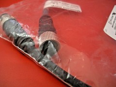 Mencom MDCP-8MFP-0.6M-B Connector Cordset Receptacle 8 Pin Pole Wire Nib New