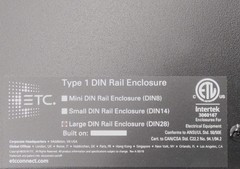 ETC DIN28 Large Type-1 Din Rail Enclosure Black 14″ x 28″ – NEW Surplus!