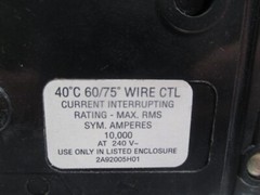 GENERAL ELECTRIC BR330, C330, 3 Pole Circuit Breaker, 240 VAC, 30 AMP, J-969