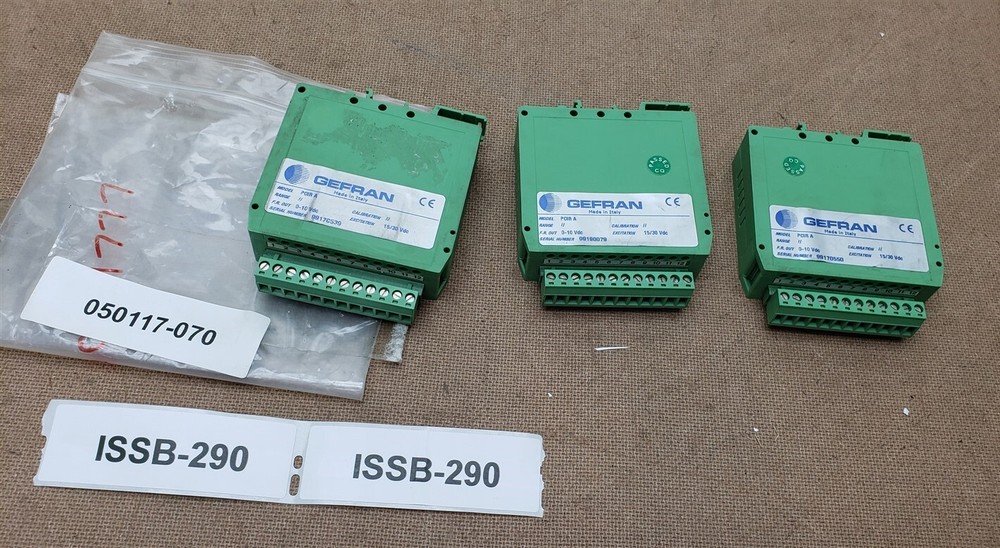 Gefran PCIR-A PCIR A Signal Conditioner Displacement Transducer New OS