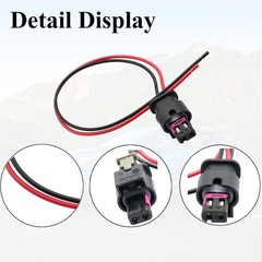 Side Marker Lights Pigtail Connector Harness Compatible with Dodge Charger 2015-