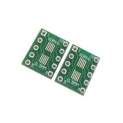 10PCS IC SOT23 SSOP10 MSOP10 UMAX to DIP 0.5/0.95mm Adapter PCB Board Converter