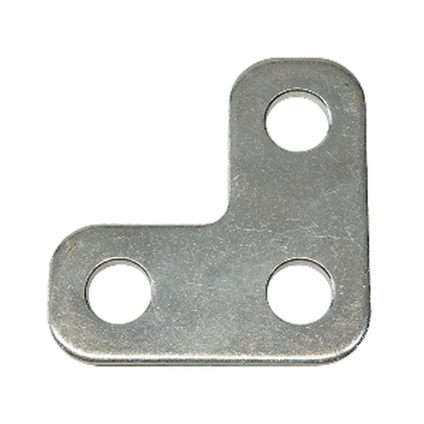 Egis 3 Hole L Shaped Busbar Connector 500A Tin-Plated Copper 90mm