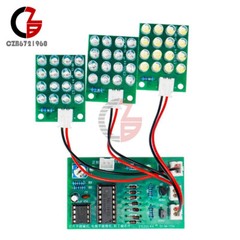 CD4017+NE555 Water Flow Light DIY LED Electronic Kit Soldering Learning Project