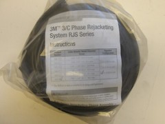 3M P/N: RJS-6-10FT REJACKETING SLEEVE METALLIC SHIELD DIAMETER RANGE 1.62-1.91″