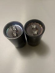 Lot Of 2 General Electric 35F1566BA8 Electric Capacitor 72-86 MFD 220 VAC 60 CPS