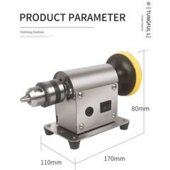 Multifunction Polishing Machine Jewelry Rock Mill Benchtop Grinding Bench Lathe