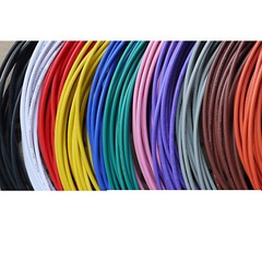 22AWG 0.31mm² Flexible Silicone Wire Cable , HIGH TMPE 200℃, 3KV High Voltage