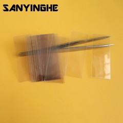 3pcs Non Porous Natural Transparent Mica Square Sheet 60*80*0.05 60*100*0.15mm