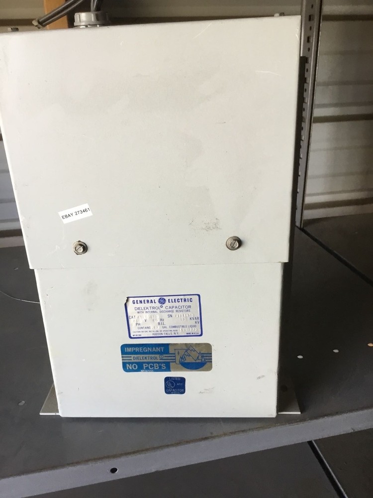 GE 65L323SB POWER FACTOR CORRECTION CAPACITOR 10 KVAR 480 VOLT 3 PHASE