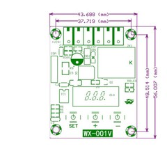 2X DC12V Voltage Detection Module Relay Switch Charging Discharge Monitoring US