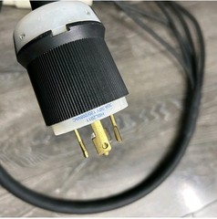 Hubbell L21-30 Male To 5 Camlock 2 Male 3 Female Breakout Cable Adapter 600V New