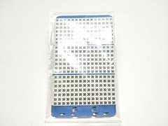 Brady WM-30 Vinyl Cloth Wire Marker LOT OF 10 Sheets