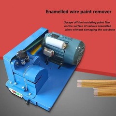Enameled Wire Scraping Machine Peeling Paint Copper Aluminum Coil Grinding