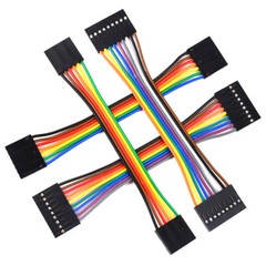 10-50CM Dupont Cable Female To Female Jumper Breadboard Wire GPIO Ribbon