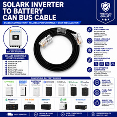 CAN Bus Cable For Solark Inverter To Battery Dy nness Fortress NuEnergy Renogy