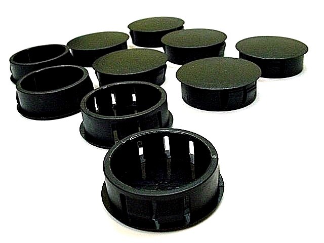 1-1/4″ Locking Hole Plugs For Electrical Panels & Cabinets 10pc Knockout Plugs