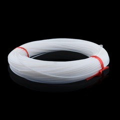White PTFE Pipe Tubing / Pipe ID 0.3mm-16mm for 3D Printer Filament Extruder