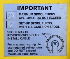 35Amp 208-240 /460 Volt 4 Pole Electric Cord Reel