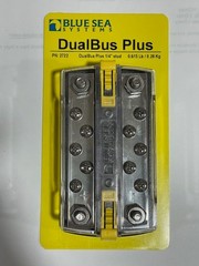 BusBar DualBus Plus 150A – 1/4″ – 20 Stud 5 Gang