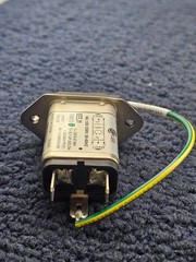 TE Corcom 6EEJ1: Power Line Filter EMI 50Hz/60Hz 6A 250VAC Faston Panel Mount