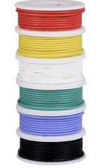 TUOFENG 26 AWG Stranded Wire Kit-Flexible Silicone Wire 6 different colored 33Ft