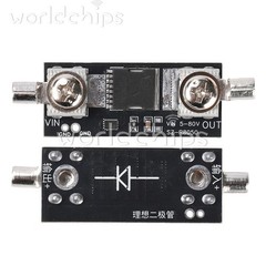 80V 50A Ideal Diode Module, 2mΩ Low Voltage Drop MOSFET for Power Supply