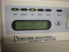 Visicomm Industries Model 3KSS6050/5060 Frequency Inverter – Powers Up as Shown
