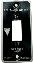 General Electric NP177671P1 Legend Plate For ON & Reset/Off Switch