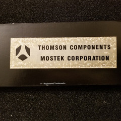 Mostek MK3880N = Z80a 4mhz Processor CPU, unused factory box. Vintage computers!