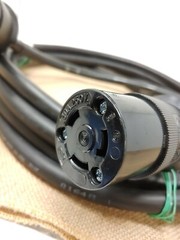 Carol 3/C 10AWG 600V UL Listed Water Resistant Extension Cord 30A 250V Hubbell
