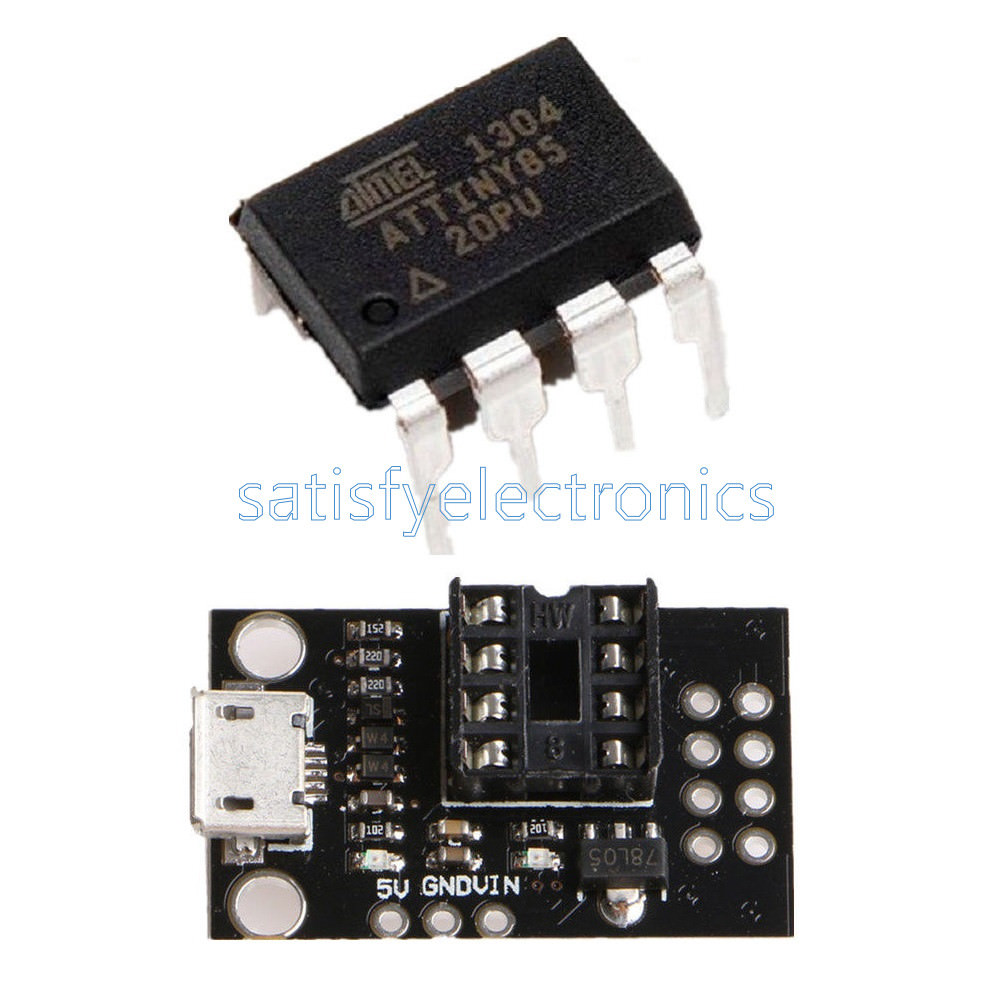 Digispark Kickstarter USB Attiny85 Pluggable Development Board ATTINY85-2​0PU