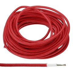 16.4Ft 18AWG Electronic Wire High Temperature Electrical Silicone Cable Red