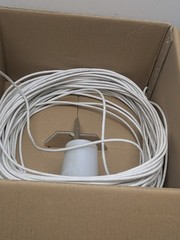 Commodity Cables 4x2x24AWG Solid Copper 1000ft CAT5E 350 MHz White 5ECMR244BW