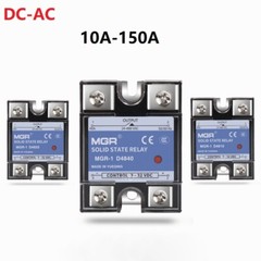 Solid State Relay Module SSR 10-150 amp DC-AC & DC-DC, 3-32V DC to 5-220V DC
