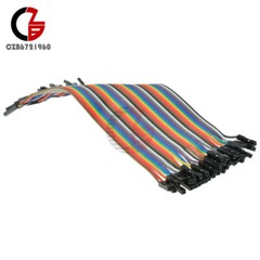5X40P 200Pcs color dupont cable 2.54mm 1p-1p 20cm Female to Female For Arduino