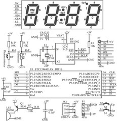 4-Digit Digital Green LED Electronic Alarm Clock DIY Kit Soldering Practice