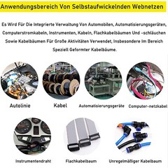 Split Braided Sleeving Tube Cable Wire Sheath Flame Retardant Insulation