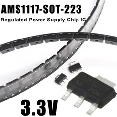 AMS1117-SMT-3.3V 1A-SOT-223 Voltage Regulator Chip SOT 223 Power Supply Buck IC