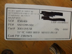 QTY 4400 FT – ALLIED WIRE 17 1C HAR WIRE – 3001705M White & Blue – 27 Strand new