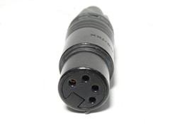 *Lot of 9* Neutrik NC4FXX-B 4-Pole Female XLR Cable Connector
